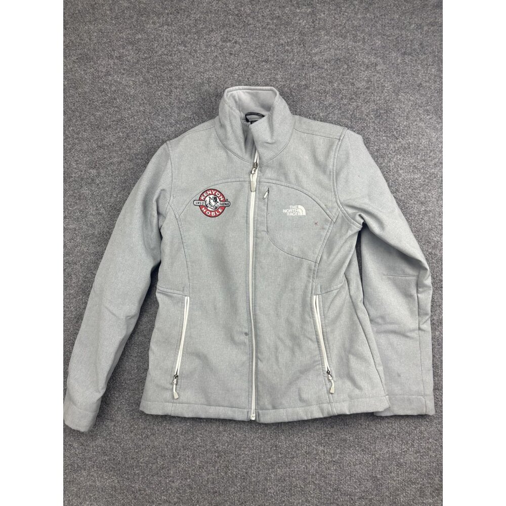 The North Face Jacket Womens Medium Gray WindWall Softshell Full Zip Outdoor